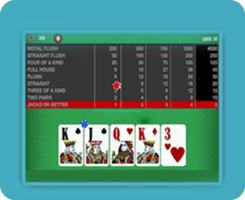 regles video poker